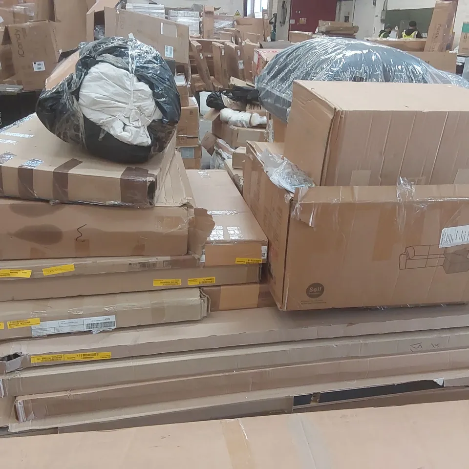 PALLET CONTAINING A VERY LARGE QUANTITY OF ASSORTED FURNITURE PARTS ECT 