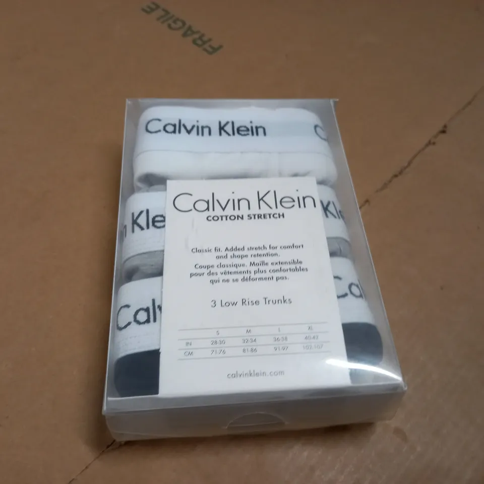 CALVINKLEIN 3-PACK LOW RISE TRUNKS