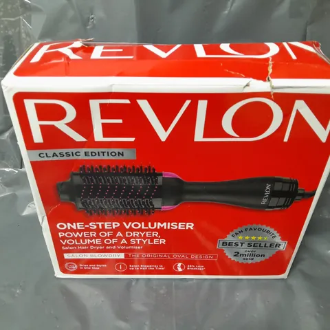 BOXED REVLON SALON ONE-STEP HAIR DRYER AND VOLUMISER 