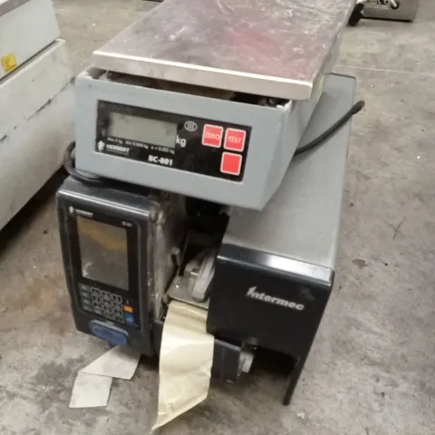 HERBERT BC-801 CHECK-WEIGHING SCALE & LABELER 