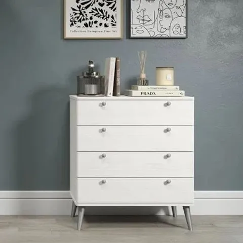 BOXED METRO LANE 4 DRAWER CHEST OF DRAWERS (1 BOX)