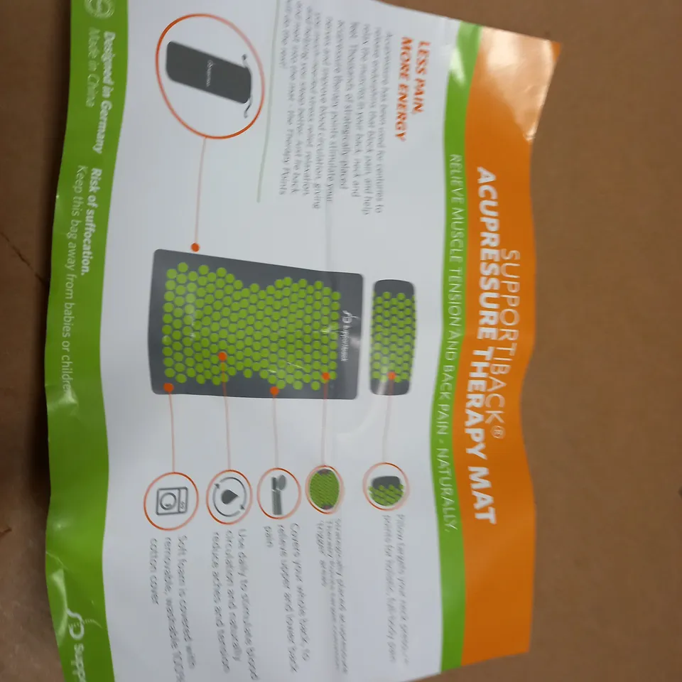 SUPPORTIBACK ACUPRESSURE THERAPY MAT