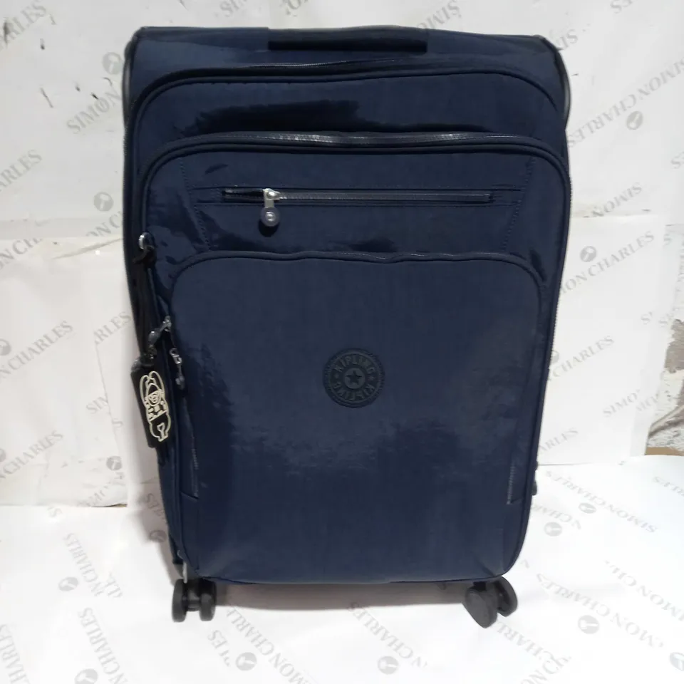 KIPLING HEAVYDUTY SUITCASE ON WHEELS IN NAVY