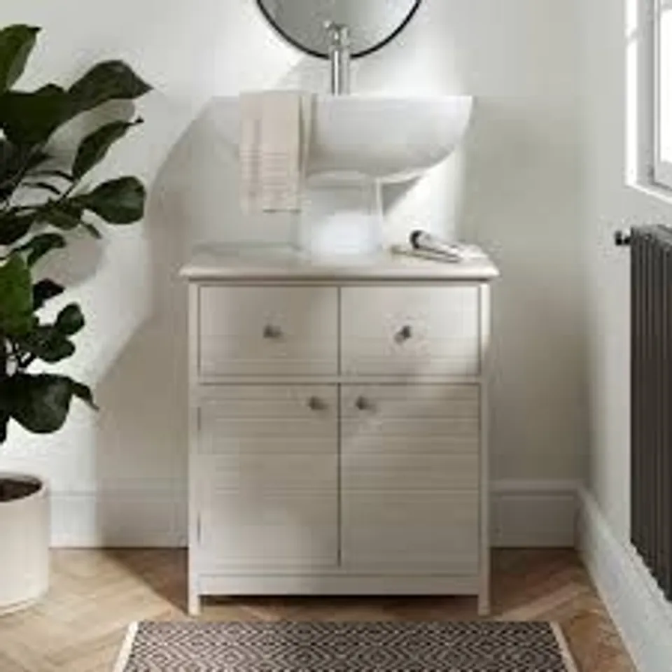 BOXED NAUTICAL UNDER SINK UNIT - NATURAL (1 BOX)