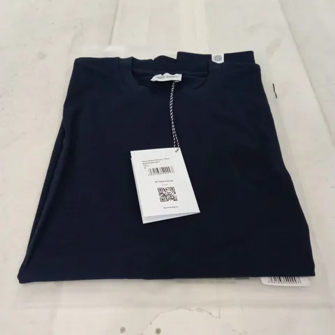 BOX OF APPROXIMATELY 38 X BRAND NEW BRASS MONKEY T-SHIRTS - NAVY // SIZE: M