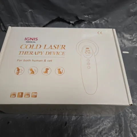 IGNIS MEDICAL GOLD LASER THERAPY DEVICE – FOR HUMAN & VETERINARY USE (BOXED)