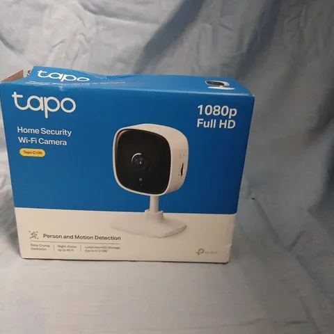TP-LINK TAPO C100 HOME SECURITY WI‑FI CAMERA – 1080P (BOXED)
