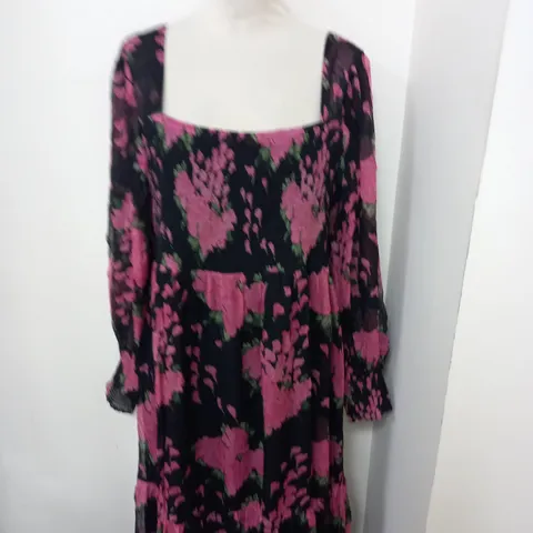 RIXO FLORAL PATTERN OCCASSIONAL DRESS SIZE 20