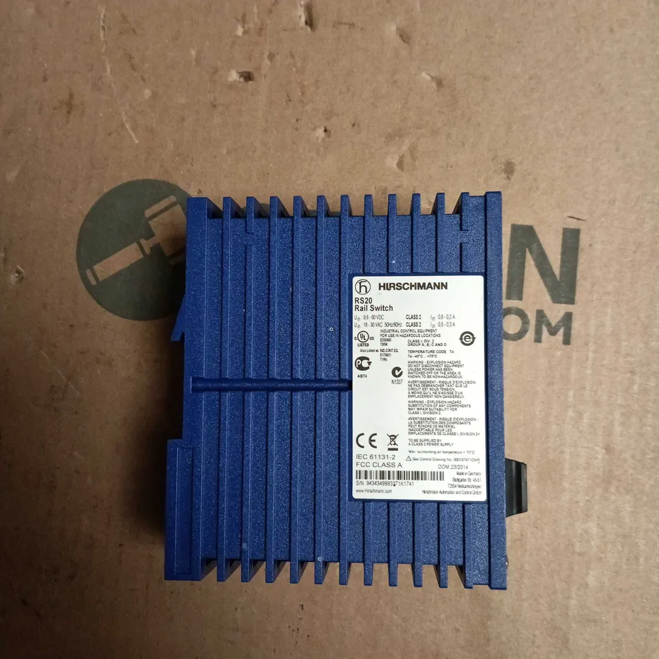 UNBOXED HIRSCHMANN RS20 RAIL SWITCH – INDUSTRIAL ETHERNET SWITCH (8-PORT)