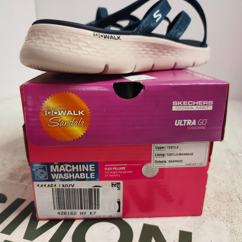 Skechers Go Walk Sandals – Navy (Boxed) uk 7