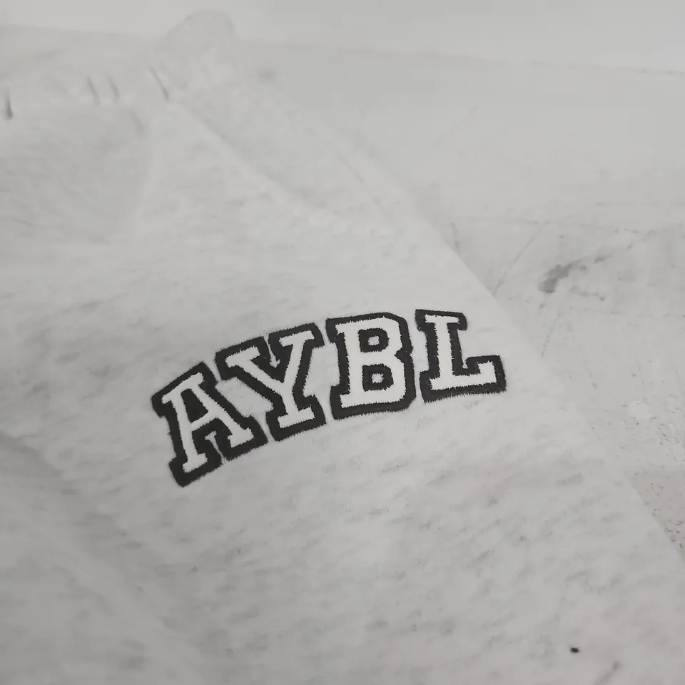AYBL JOGGERS – WHITE, XS