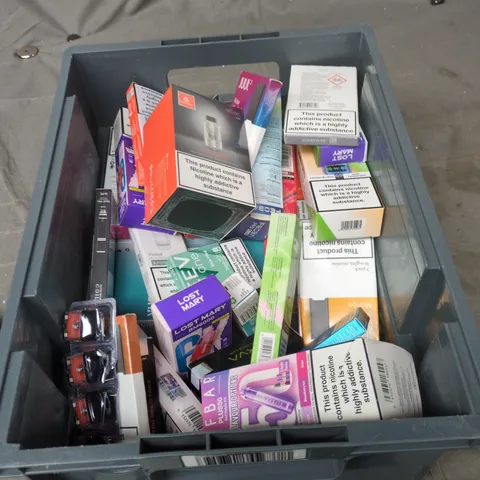 TOTE OF APPROXIMATELY 25 ASSORTED ELECTRONIC CIGARETTE ITEMS TO INCLUDE:  VAPORESSO XROS 4 DEVICE 