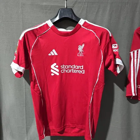 LIVERPOOL FC MEN'S HOME SHIRT + SHORTS + SOCKS SALAH 11 – RED ADIDAS OFFICIAL LICENSED PRODUCT