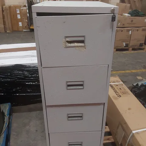 METAL FOUR DRAWER OFFICE FILLING CABINET