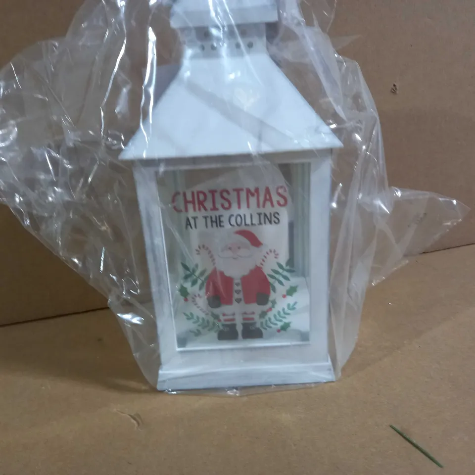SANTA WHITE LATERN RRP £15.99