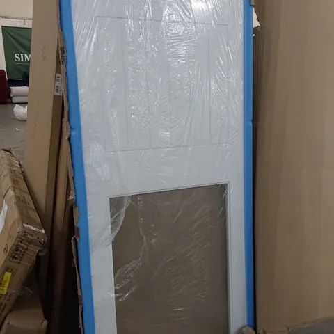 BOXED SUFFOLK INTERNAL DOOR PRIMED WHITE 198.1×83.8×3.5CM