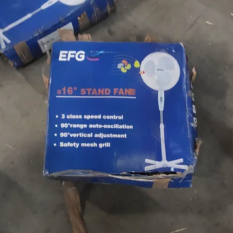 BOXED EFG 16" STAND FAN