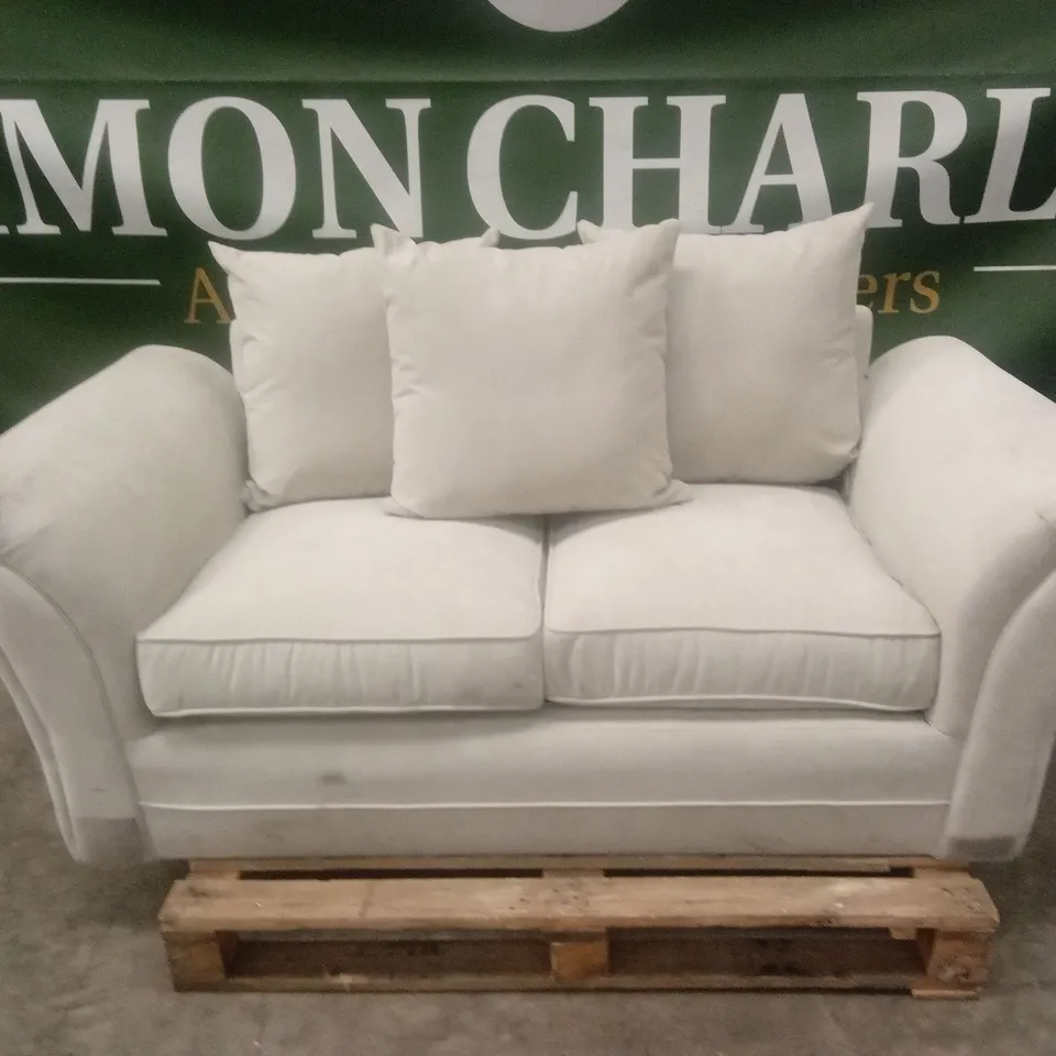 DURY FABRIC 2 SEATER SCATTER BACK SOFA RRP £479