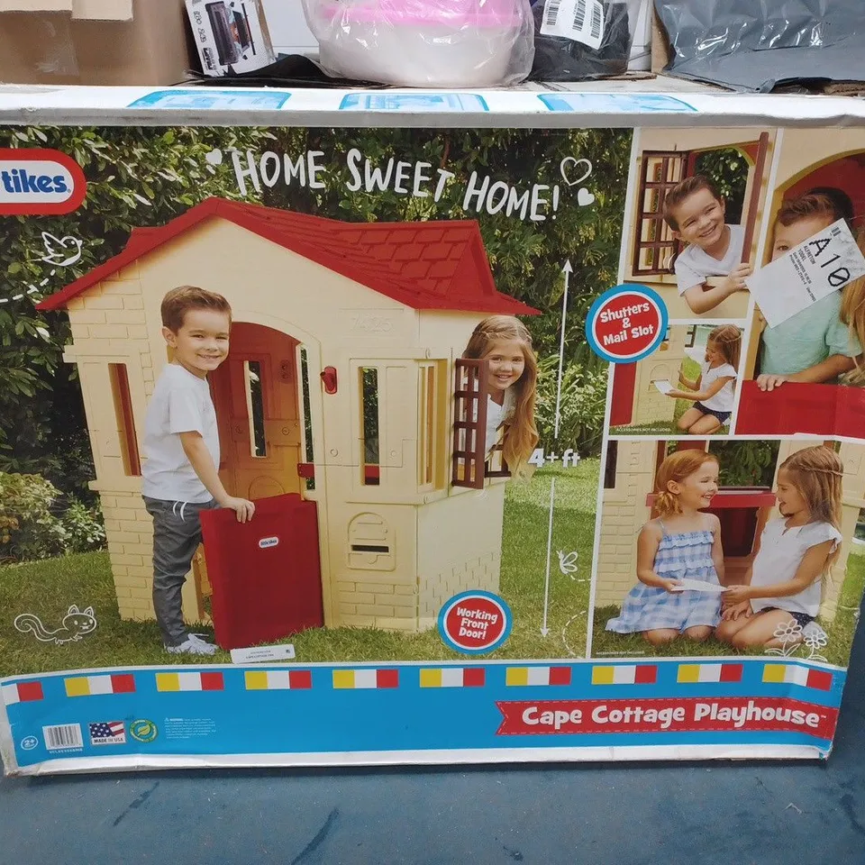 BOXED LITTLE TIKES CAPE COTTAGE PLAYHOUSE - COLLECTION ONLY RRP £139.99
