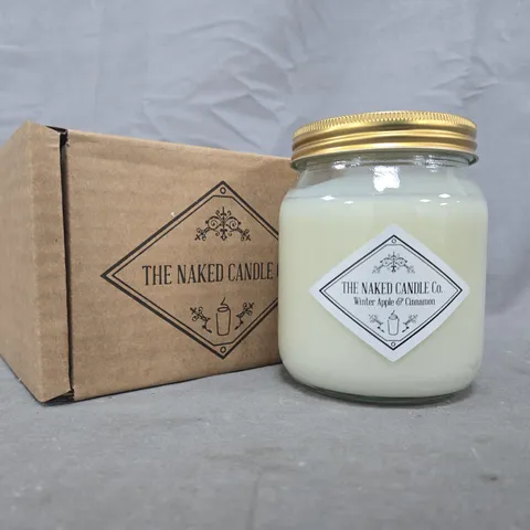 THE NAKED CANDLE CO WINTER APPLE & CINNAMON SCENTED CANDLE