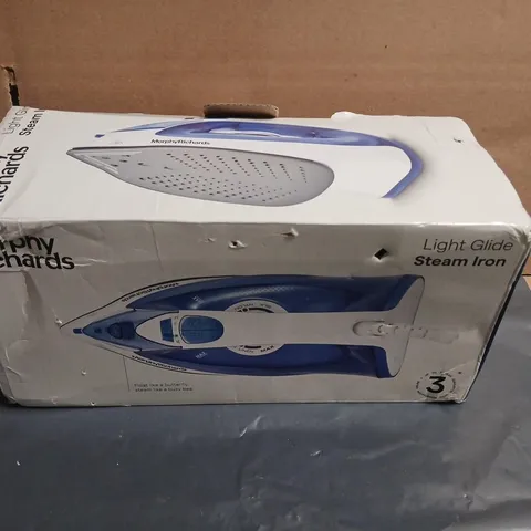 MORPHY RICHARDS LIGHT GLIDE STEAM IRON – BOXED