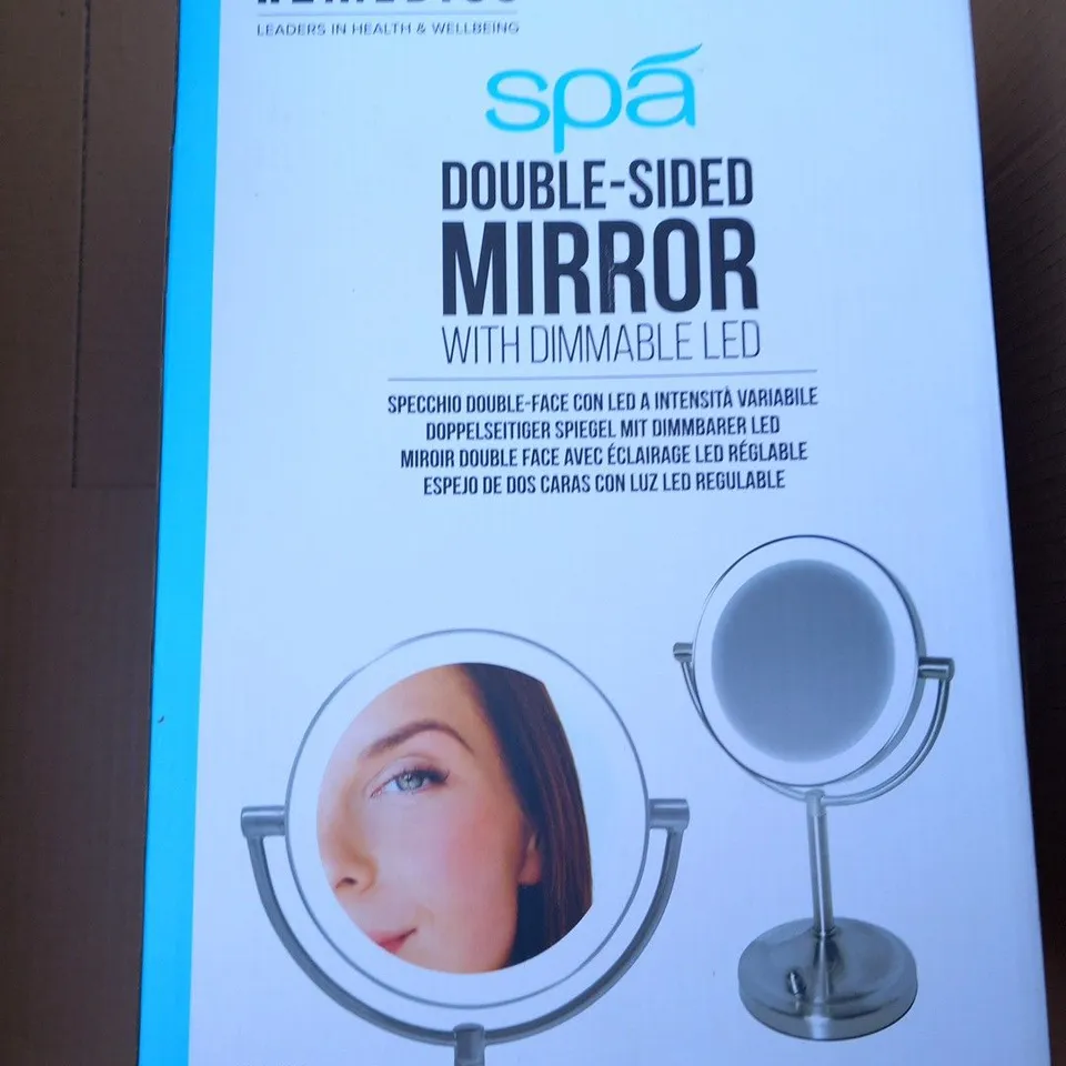 BOXED HOMEDICS SPA DOUBLE SIDED MIRROR MIR-8150-EU