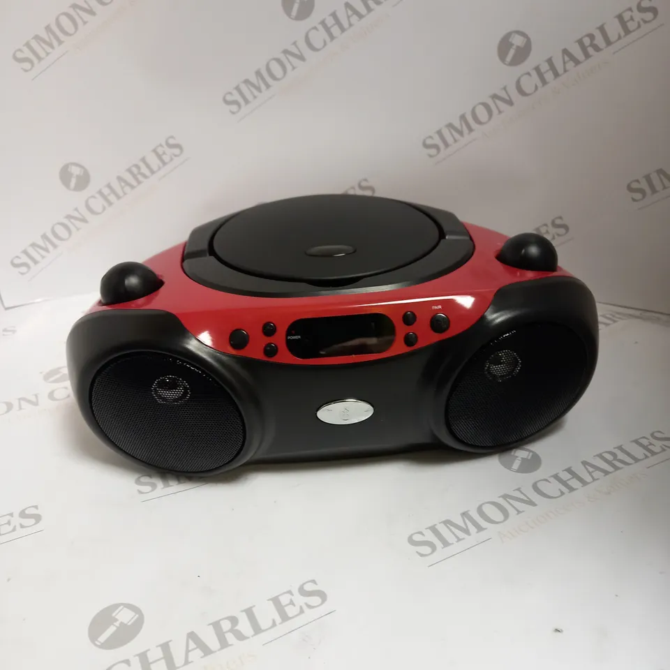 BOXED ASDATECH BLUETOOTH CD & FM RADIO BOOMBOX 