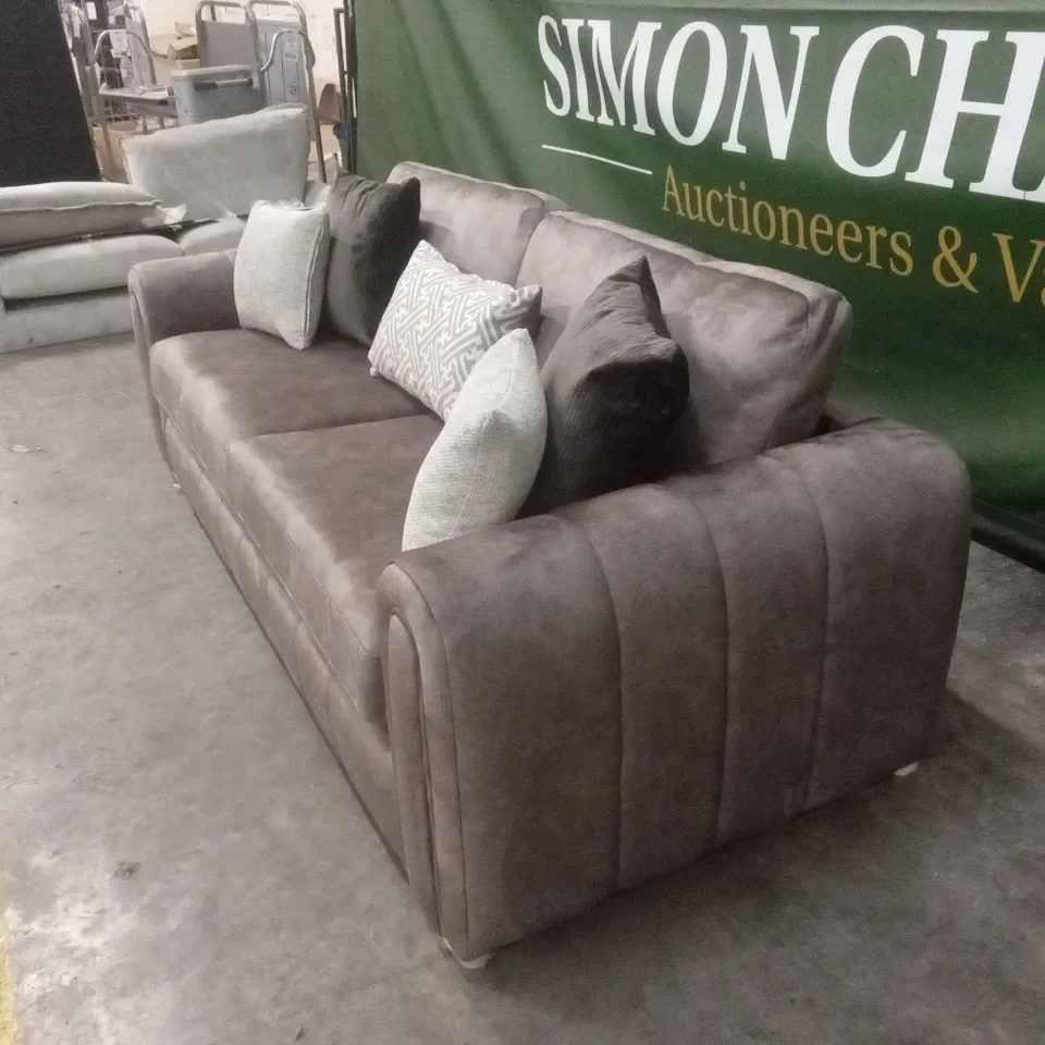 AMARA 3 SEATER SOFA - CHOCOLATE RRP £1499