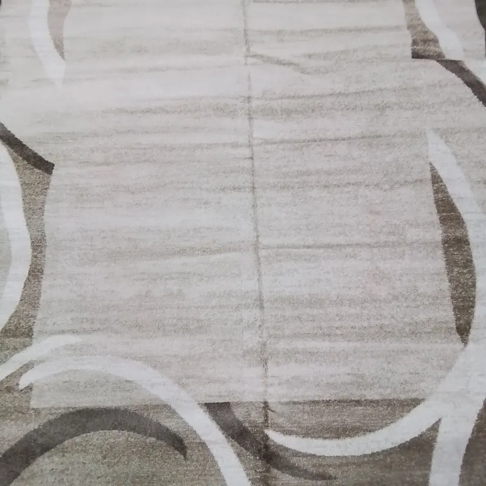 PACKO HOME SINAI COLLECTION FLATWEAVE BLACK AND BROWN RUG IN SIZE 240X340CM 