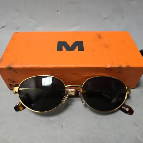 BOXED MELLER KARAM GOLD OLIVE SUNGLASS