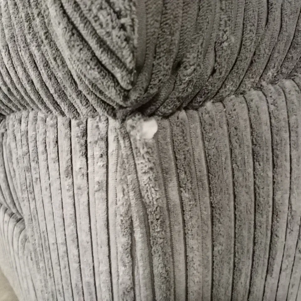 AMALFI STANDARD BACK FABRIC 3 SEATER SOFA - CHARCOAL RRP £579