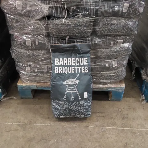 PALLET OF APPROXIMATELY 98X 5KG BAGS OF CHARCOAL BARBECUE BRIQUETTES AND 7X BAGS OF BBQ TIME INSTANT LIGHT CHARCOAL 