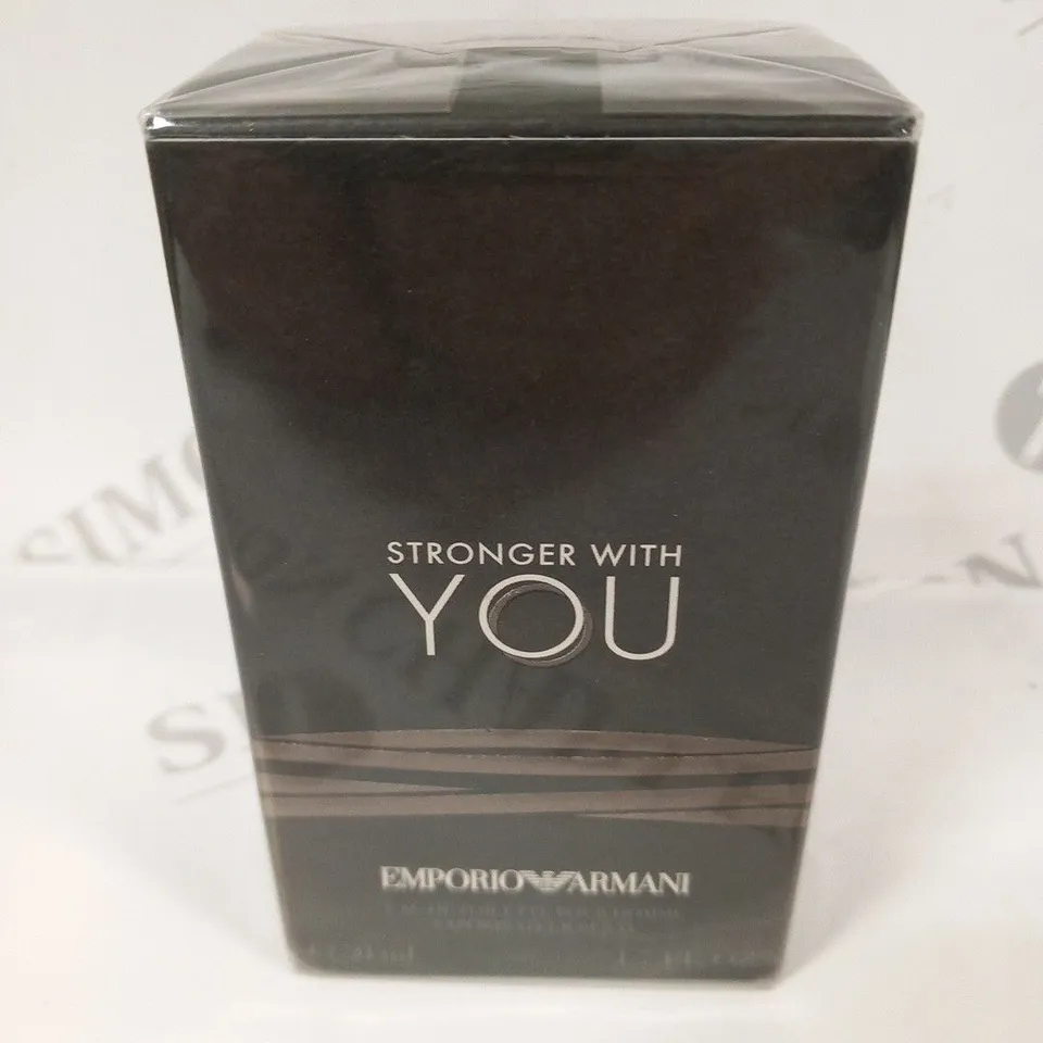 BOXED AND SEALED EMPORIO ARMANI STRONGER WITH YOU EAU DE TOILETTE 50ML