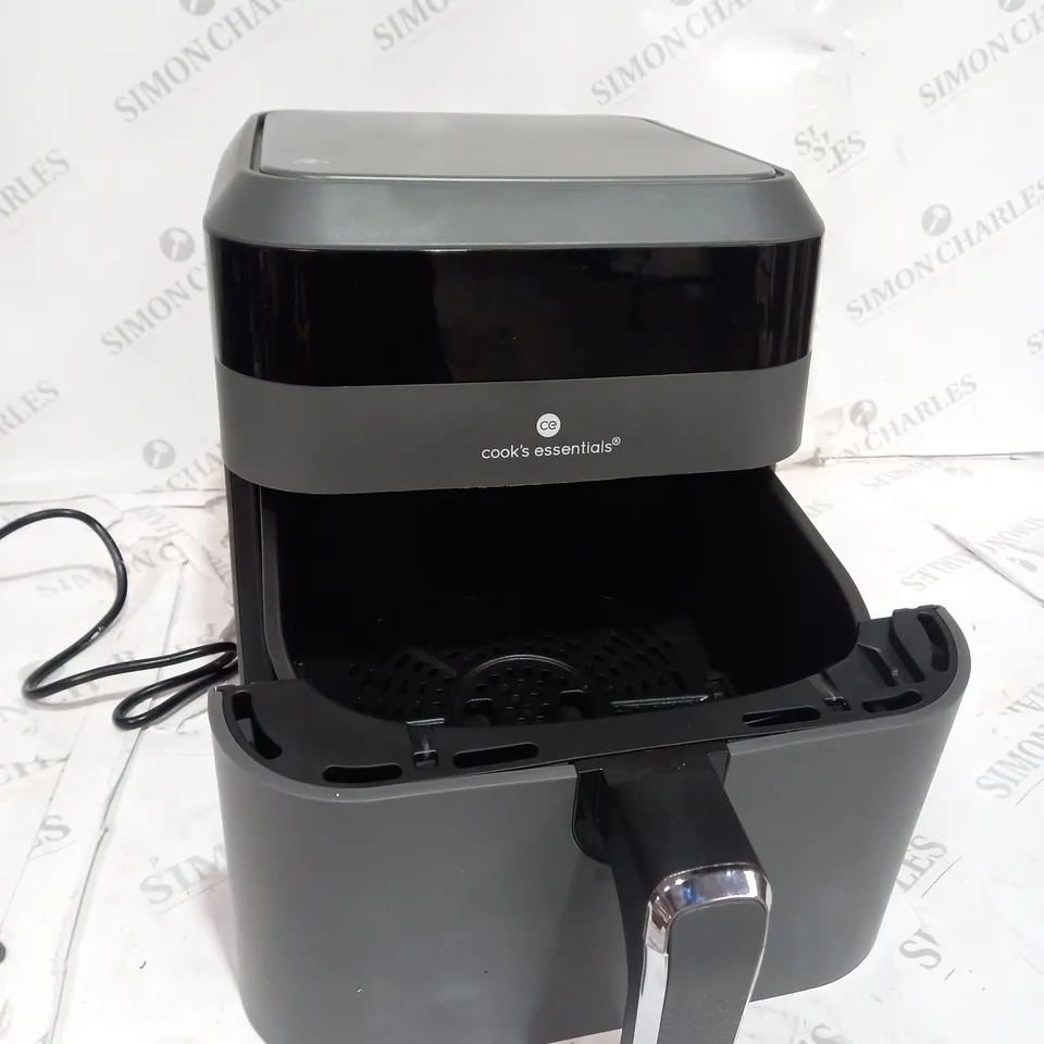 COOK'S ESSENTIALS 5.8L AIR FRYER IN SLATE GREY