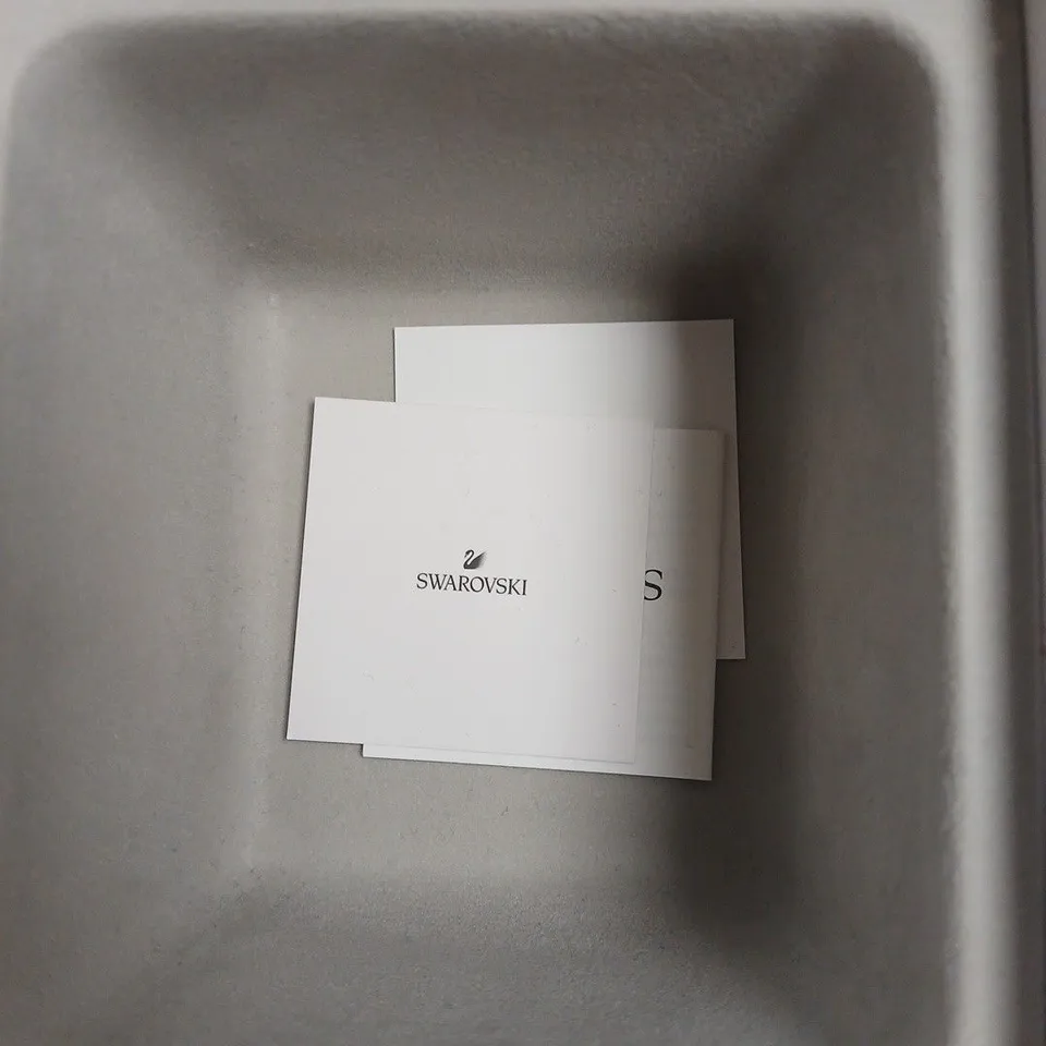 SWAROVSKI BLACK NECK TIE – BOXED WITH SWAROVSKI CARDS