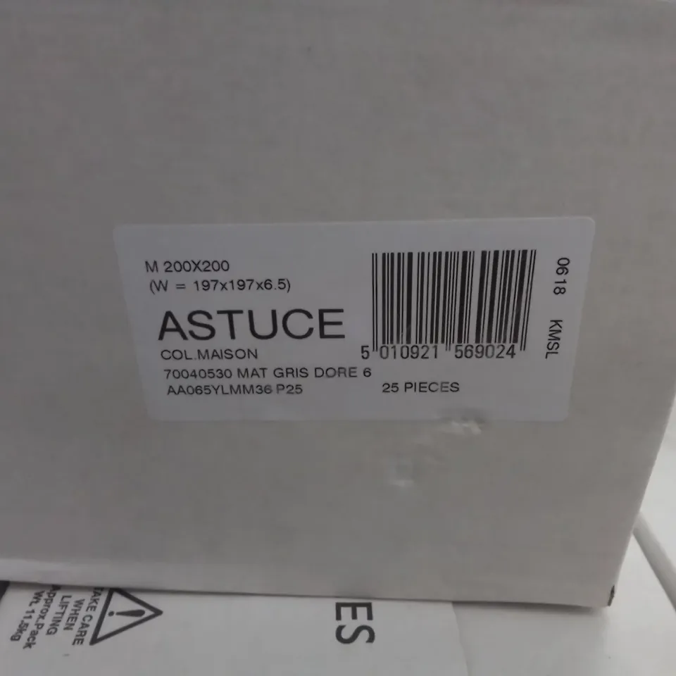 PALLET TO CONTAIN APPROX. 96 X PACKS OF BRAND NEW JOHNSON TILES ASTUCE COLLECTION MAISON GLAZED WALL TILES - 25 TILES PER PACK // TILE SIZE: 197 X 195 X 6.5mm