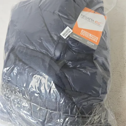 REGATTA TRIEA LONGLINE HOODED INSULATING PADDED JACKET, NAVY - UK SIZE 12
