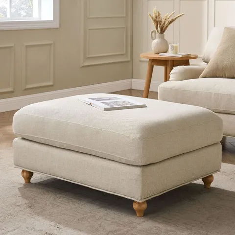 BOXED DUSK HAMPSHIRE POUFFE - BEIGE (1 BOX)
