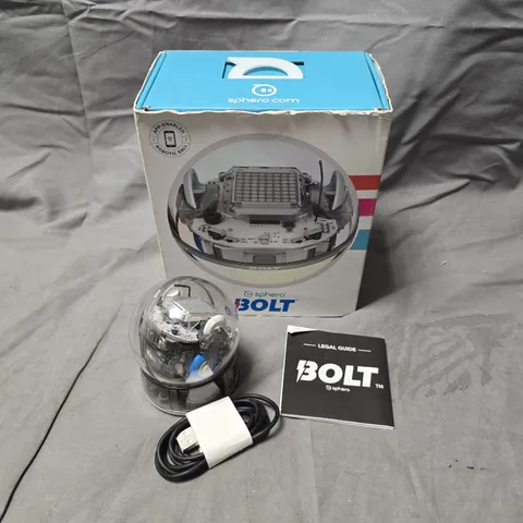 BOXED SPHERO BOLT ROBOT BALL – EDUCATIONAL CODING TOY WITH USB CHARGER & MANUAL