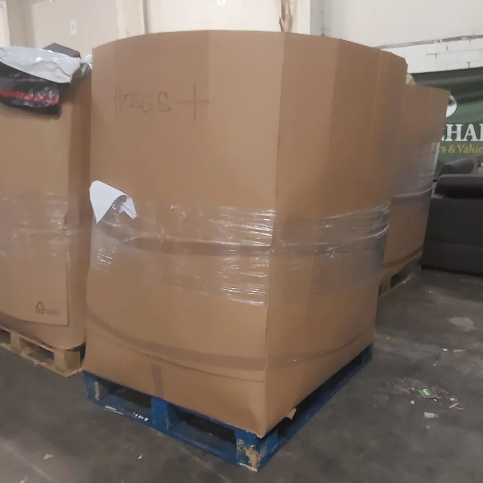 PALLET CONTAINING A LARGE QUANTITY OF ASSORTED HOSE PIPES, POOL INFLATABLES ECT