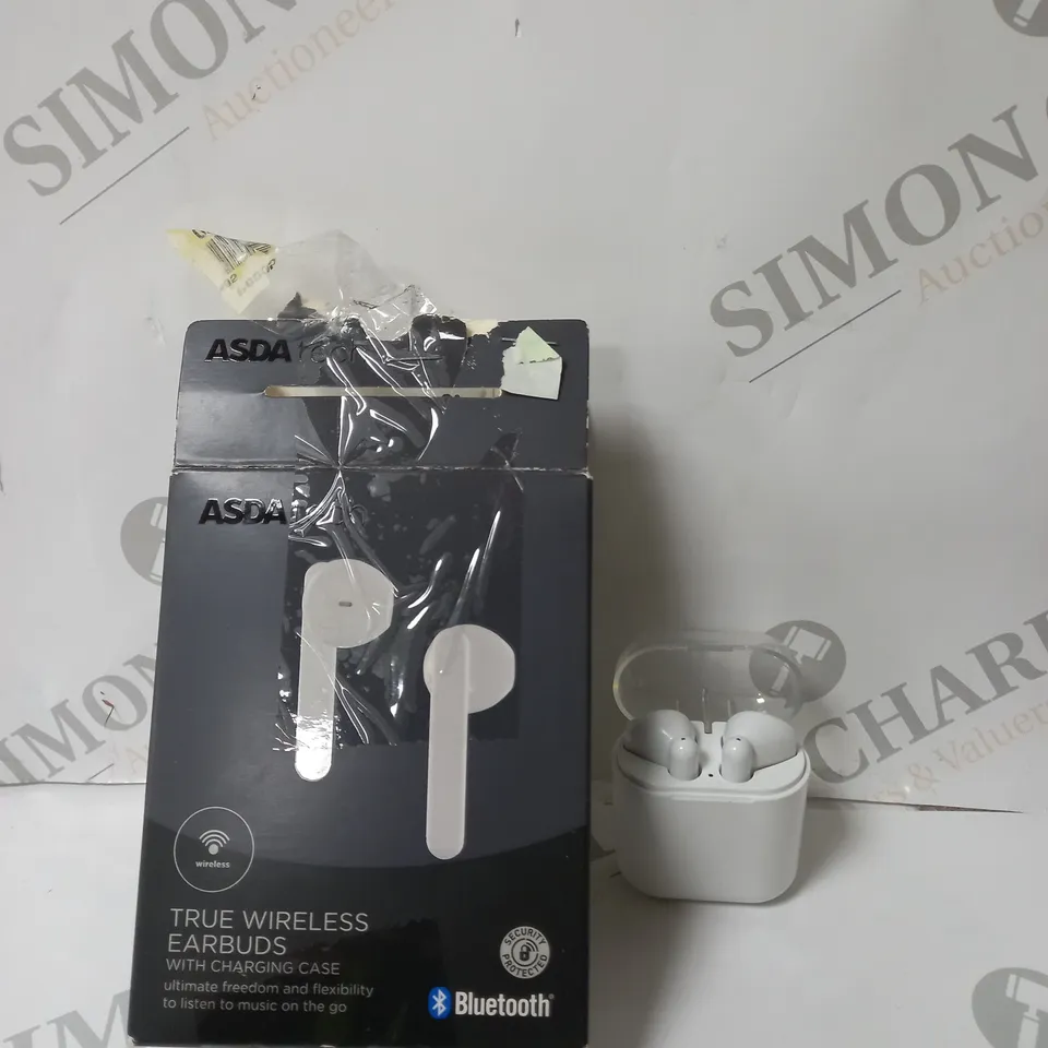 BOXED TRUE WIRELESS BLUETOOTH EARBUDS WITH CHARGING CASE