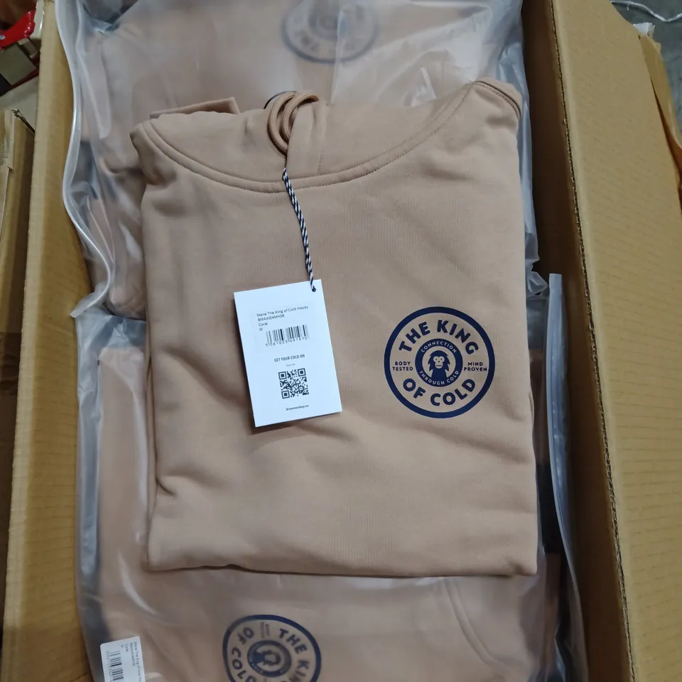 BRAND NEW BRASS MONKEY MENS HOODIES - APPROXIMATELY 14X // CORAL // BMAW24MH06 // SIZE: M