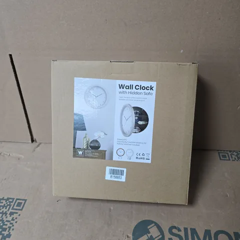 WALL CLOCK WITH HIDDEN SAFE – BOXED