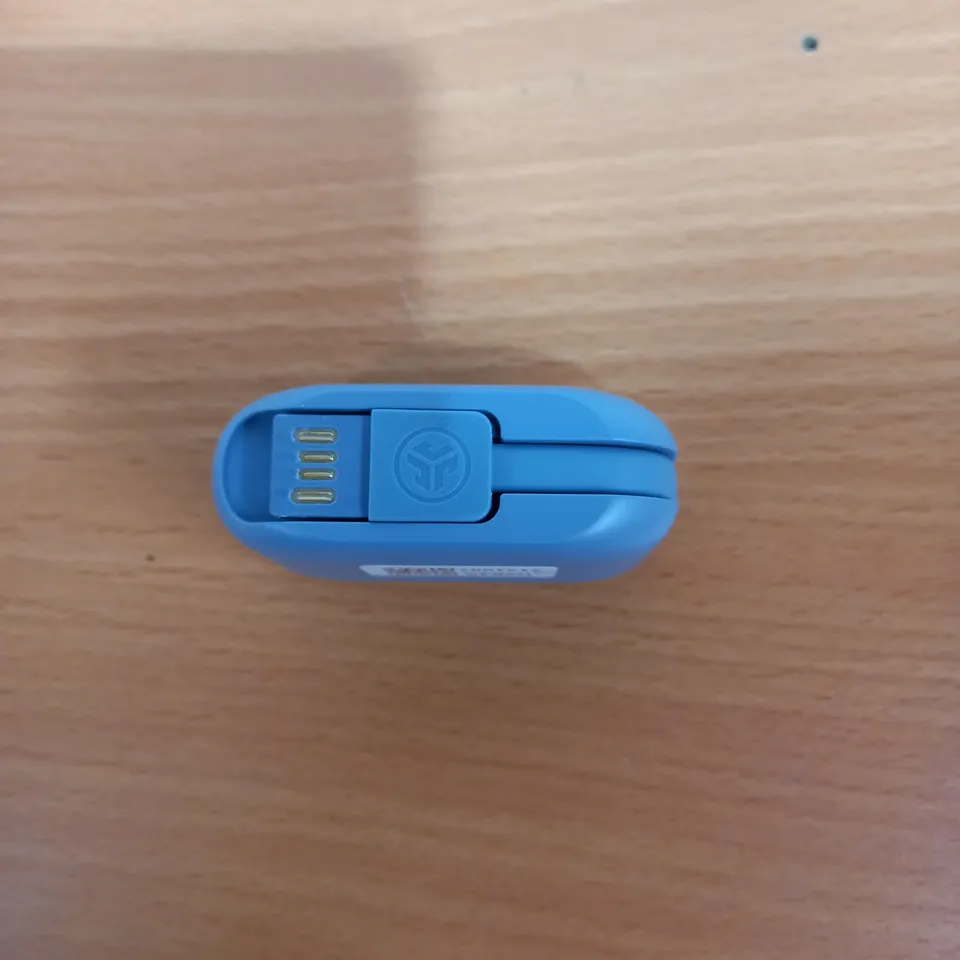 JLAB GO AIR POP WIRELESS EARPHONES, BLUE/GREY