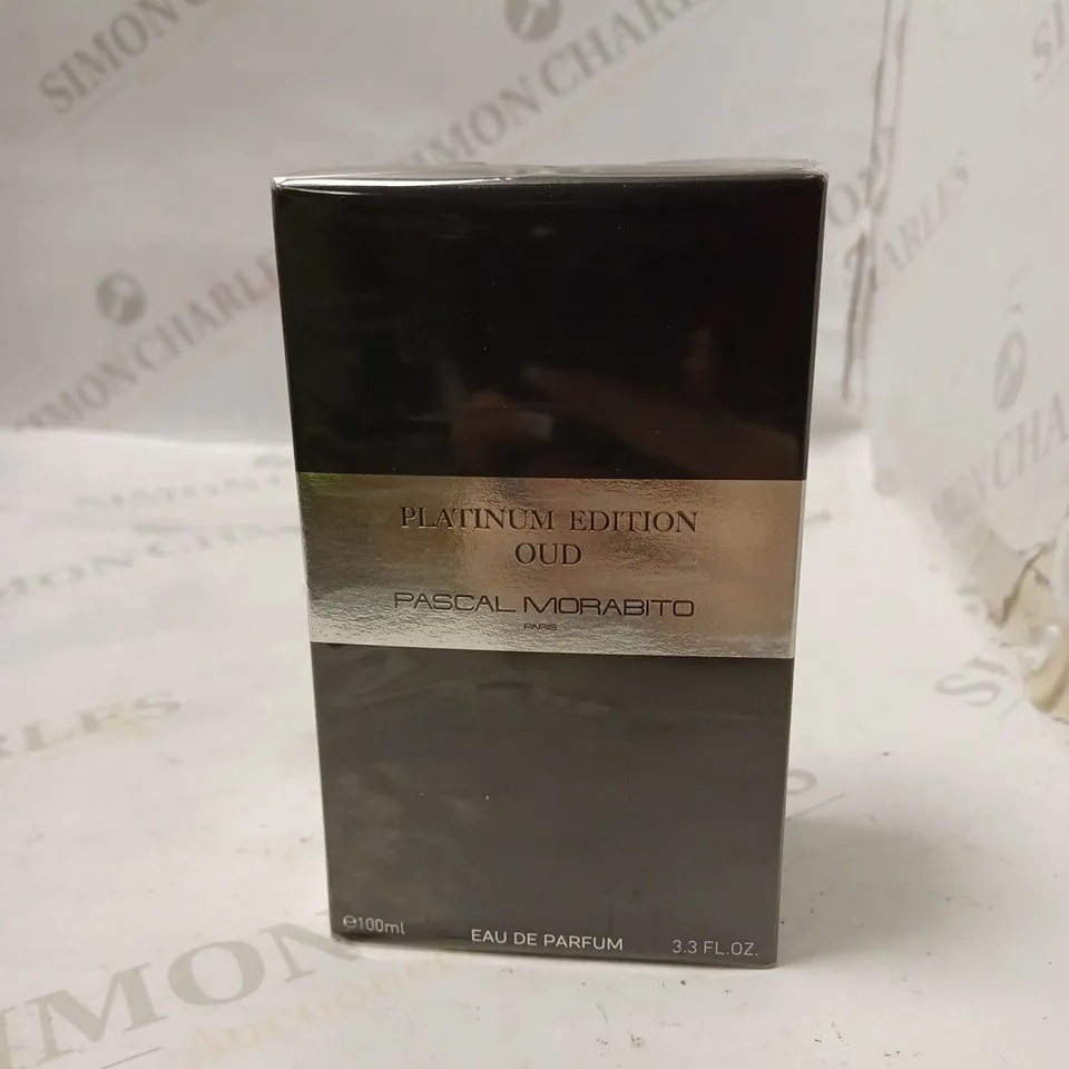 BOXED AND SEALED PLATINUM EDITION OUD PASCAL MORABITO PARIS EAU DE PARFUM 100ML