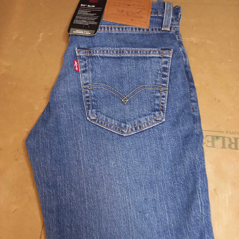 LEVI STRAUSS SLIM FIT DENIM JEANS SIZE W27 L30