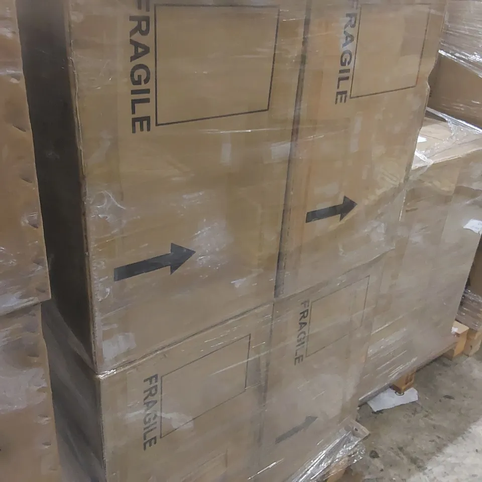 PALLET CONTAINING A LARGE QUANTITY OF ASSORTED BATHROOM FURNITURE PARTS INCLUDING: SAVENA SINGLE DRAWER VANITY BASES ECT