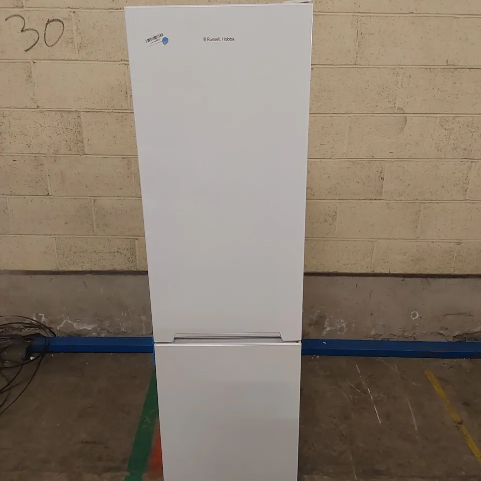 RUSSELL HOBBS 204L FREESTANDING FRIDGE FREEZER IN WHITE, MODEL: RH54FF180