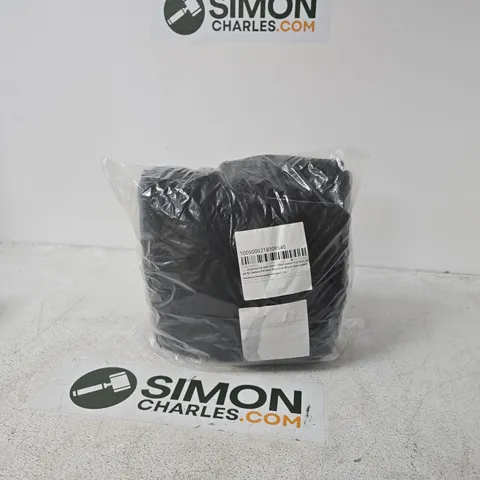 UNIVERSAL CAR SEAT COVER SET β BLACK LEATHER FINISH, 7βSEAT (SEDAN/SUV)