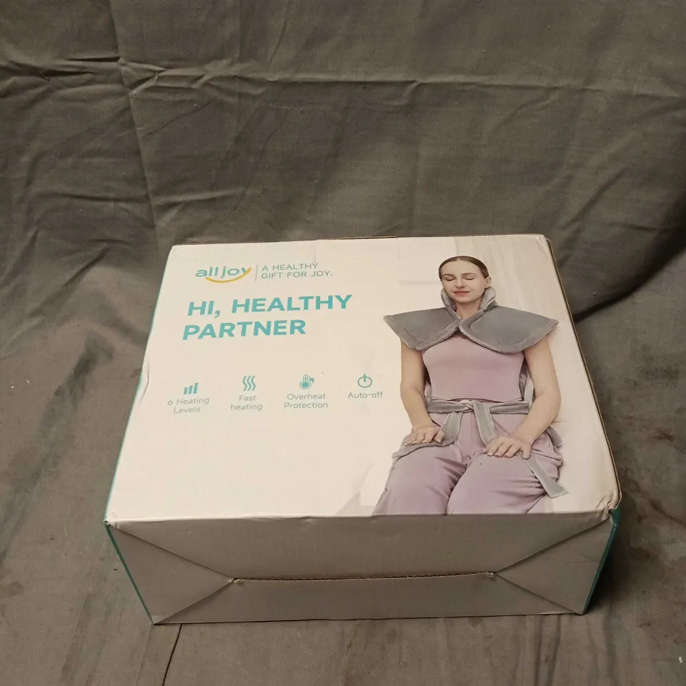 ALLJOY HI, HEALTHY PARTNER HEATING PAD – 6 HEAT LEVELS, AUTO-OFF 